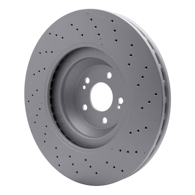 Mercedes-Benz Maybach S600 Brake Rotor (1) - Front - R1 Concepts - GeoSPEC Coated Rotor - Drilled - `15-`17